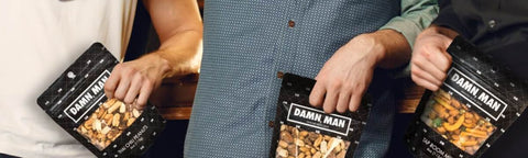 holding damn, man snacks