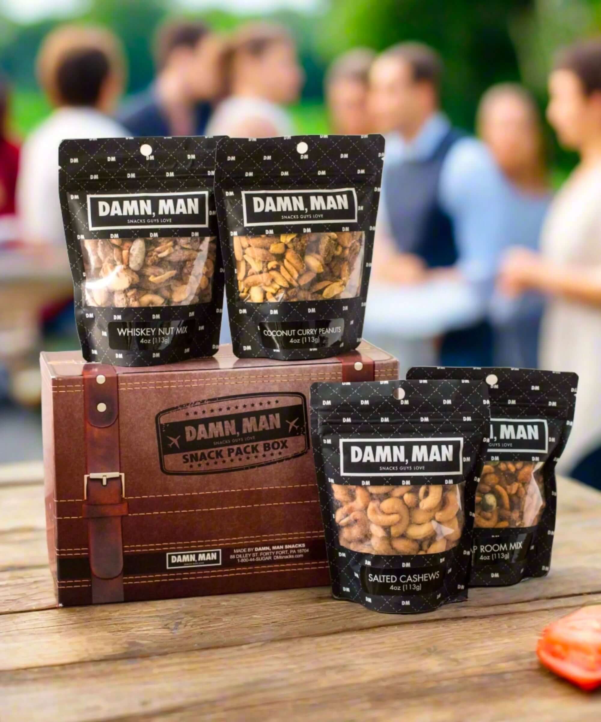 Damn, Man | Snacks Guys Love | Premium Nuts & Meats | Best Sellers