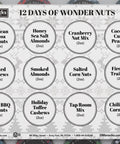 12 Days of Nuts Advent Calendar Map