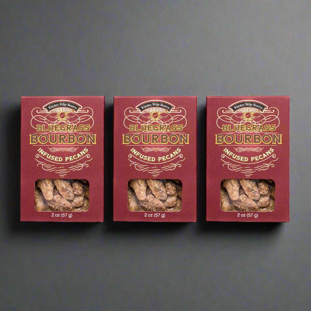 Whiskey Ridge Reserve Bourbon Pecans 3 Pack 