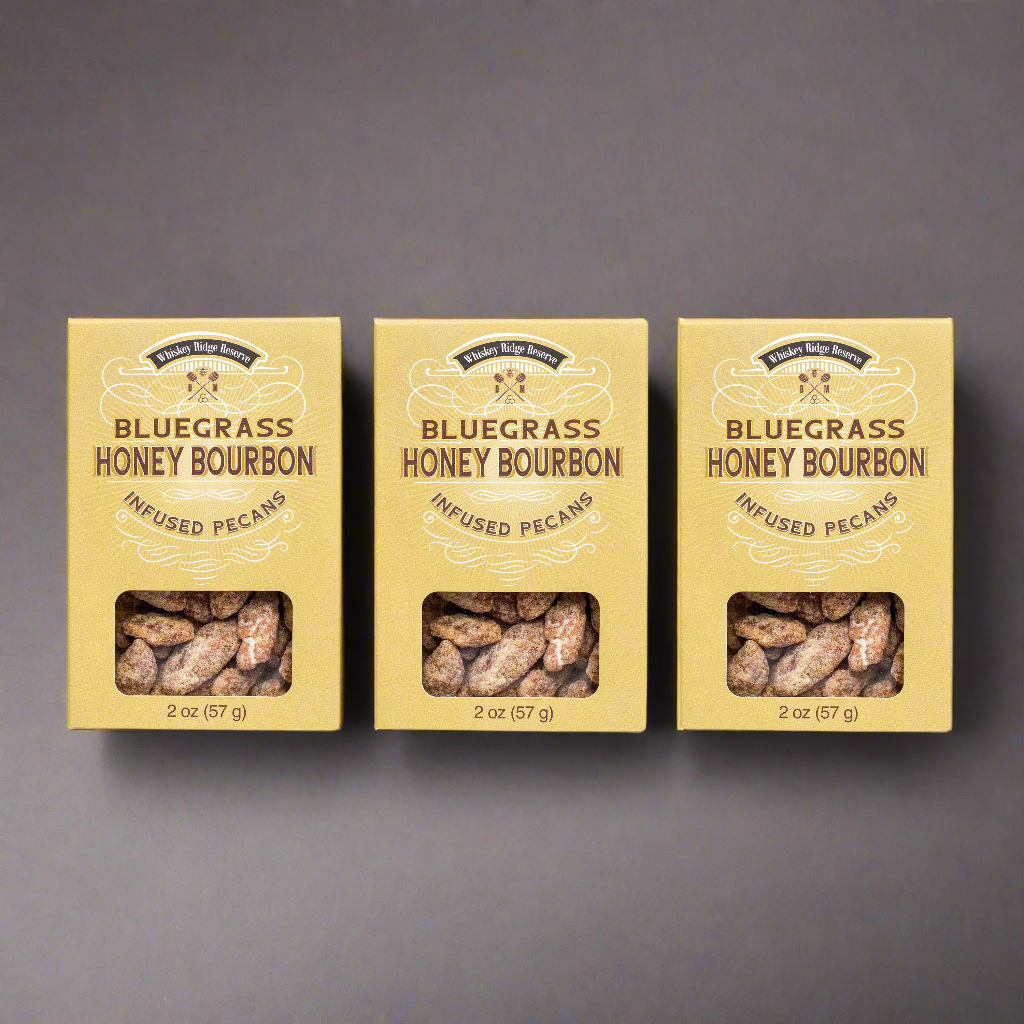 Whiskey Ridge Reserve Bluegrass Honey Bourbon Pecans 3 Pack