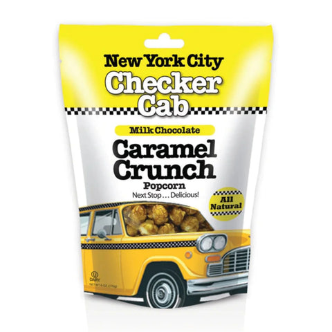 NYC Checker Cab Popcorn – Milk Chocolate Caramel Crunch, 3 Bag Set