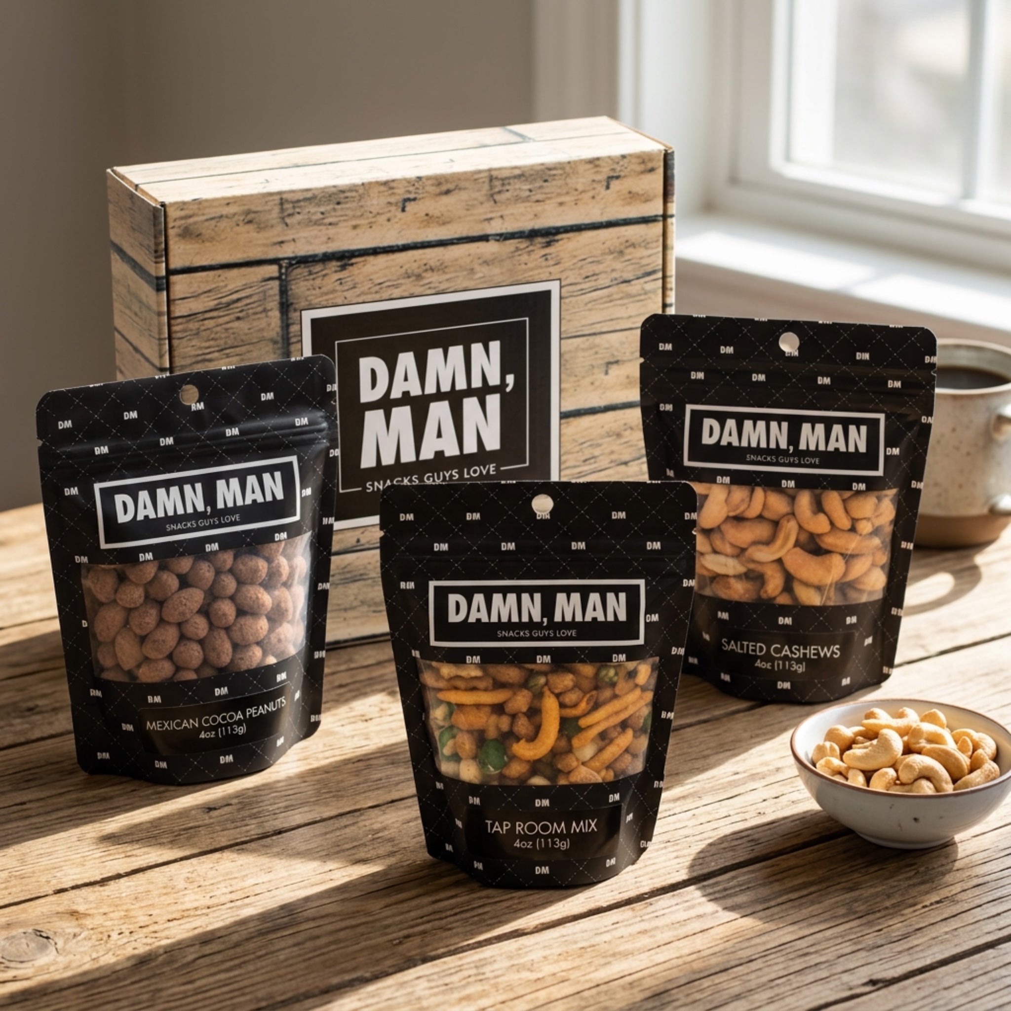 Damn Man Gourmet Nuts Manly Nut Gift Box