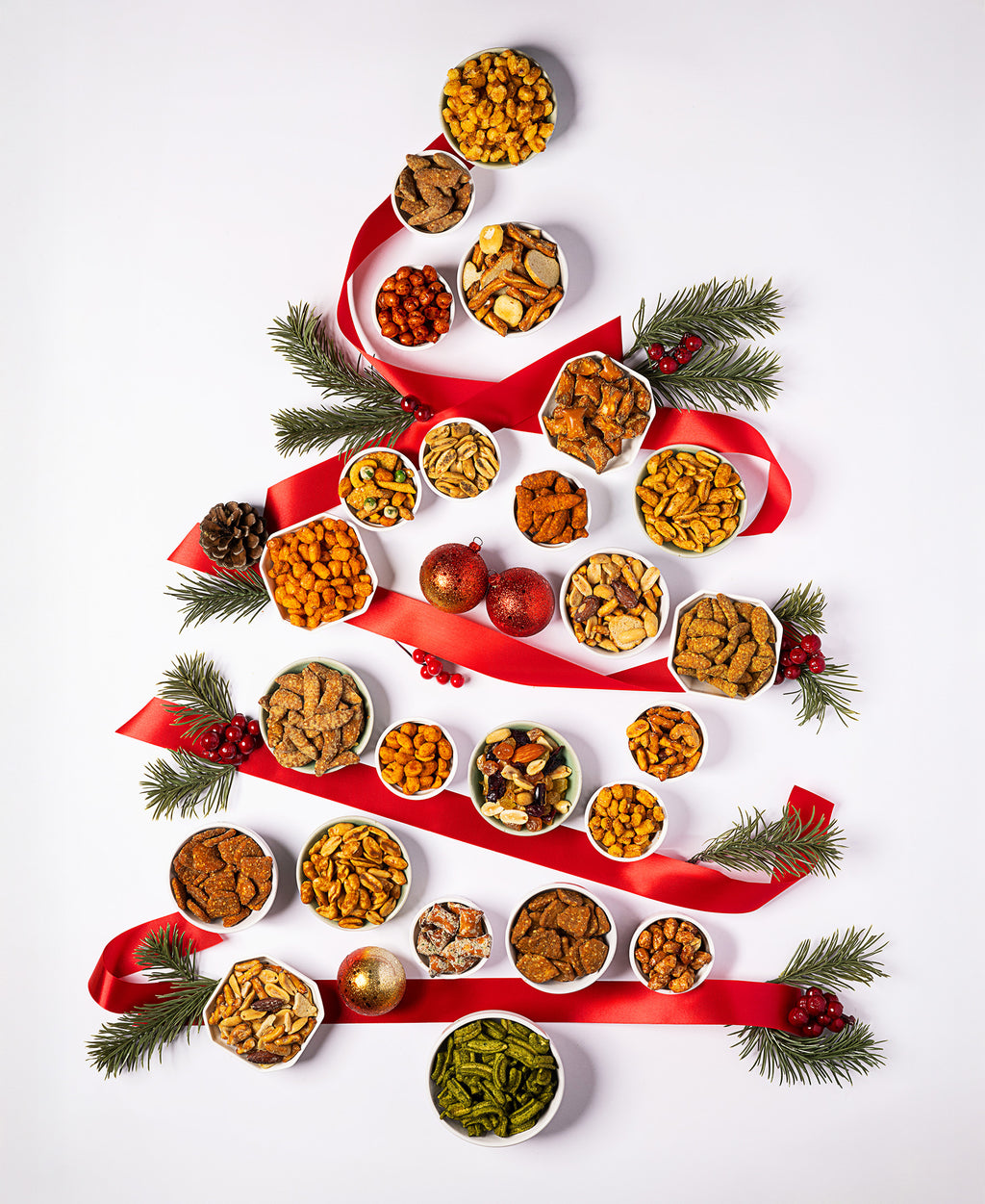 PRE-ORDER EXCLUSIVE 24 Days of Gourmet Nuts & Snacks Collection Premium Holiday Countdown Gift Box