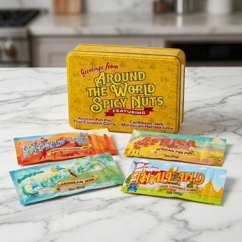 DM Snacks Around The World Nut Gift Tin