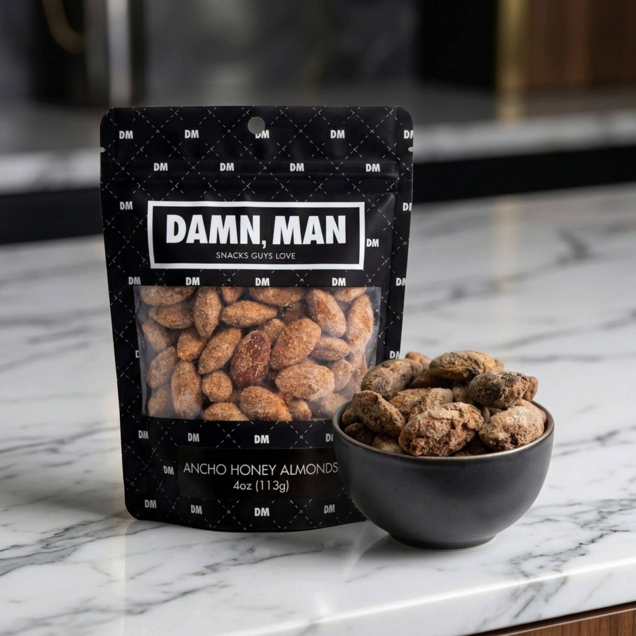 Ancho Honey Almonds Resealable Bag