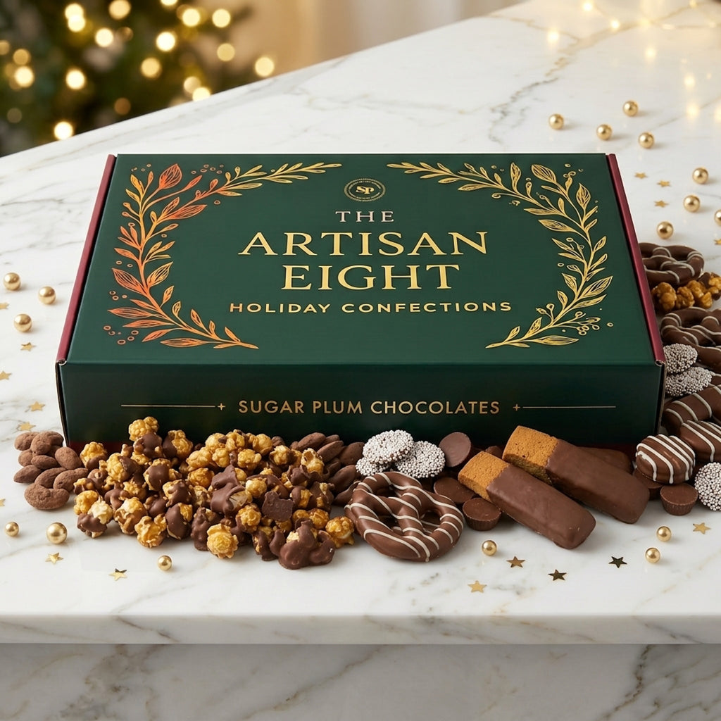 The Artisan Eight Holiday Confections Christmas Gift Box of Chocolates