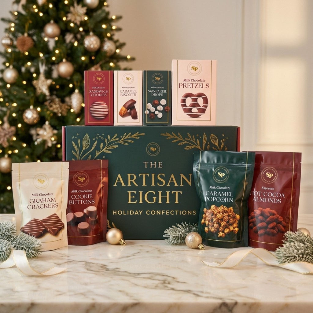 Sugar Plum Chocolates The Artisan Eight Holiday Confections Gift Box dm snacks