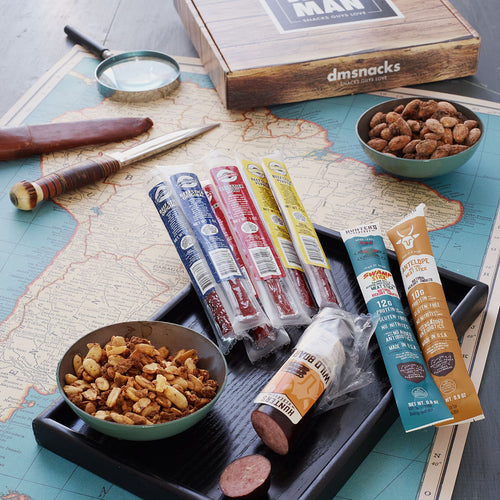 DM Snacks BBQ Nuts and Wild Game Meat Gift Box