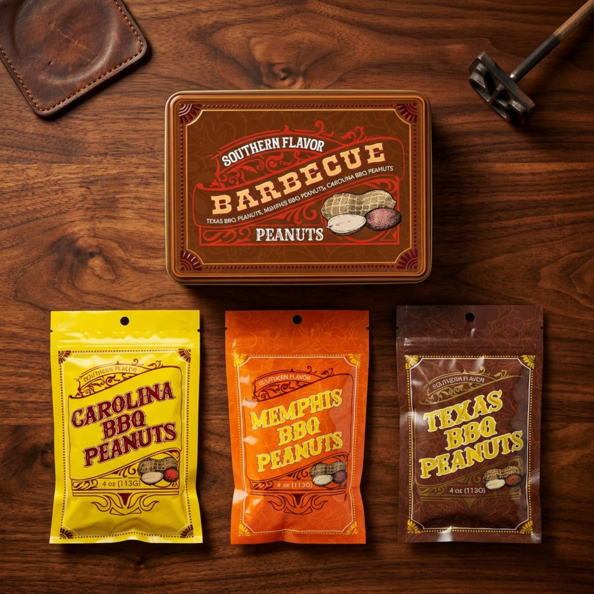 Carolina BBQ Memphis Texas Barbecue Peanuts