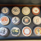 DM Bar Cart Snack Sports Tins in Gift Box
