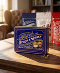 DM Snacks Spirits & Whiskey Peanuts Tin 