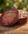 Tin of Bluegrass Bourbon Infused Pecans 