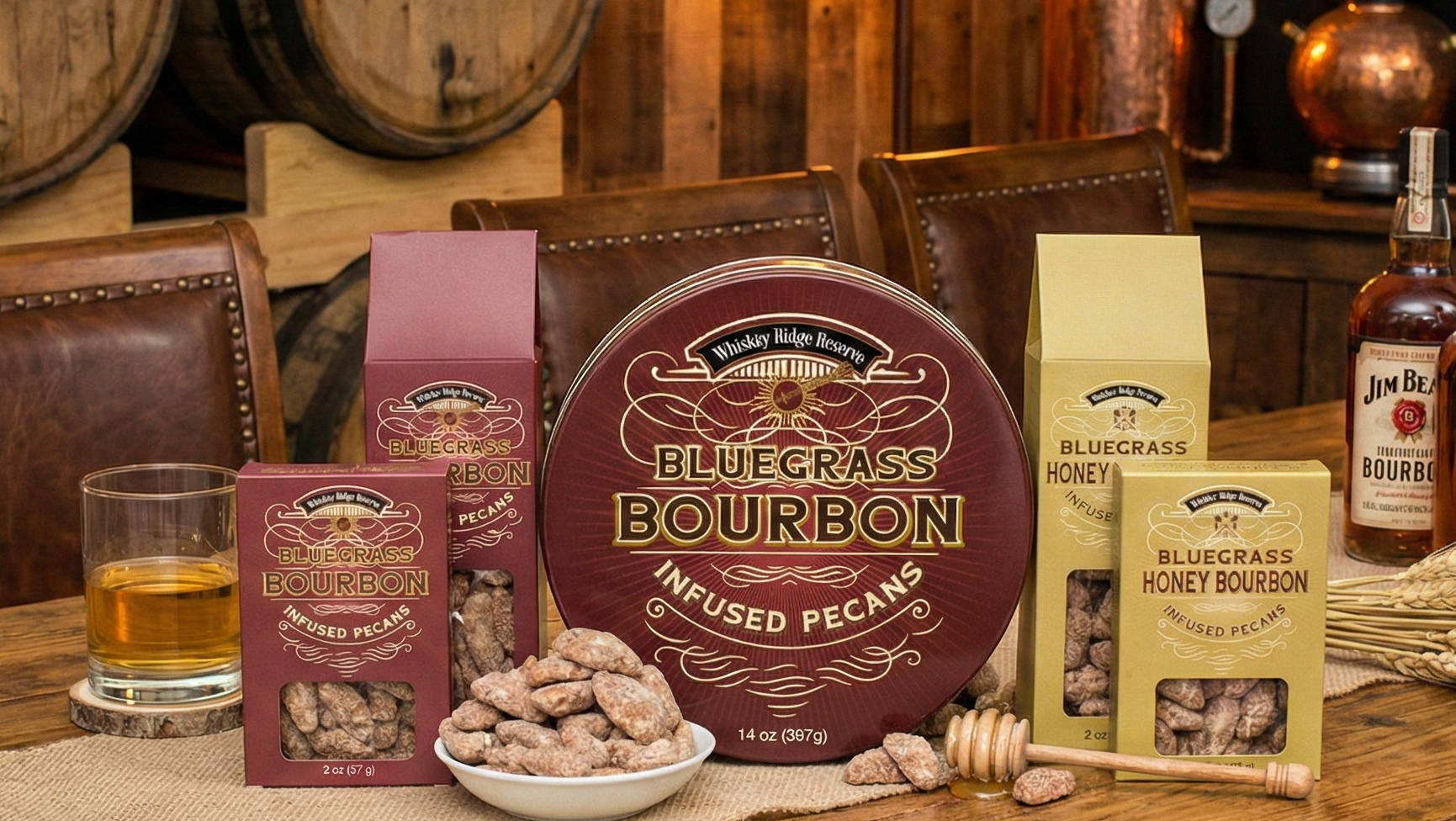 Bluegrass Bourbon Pecan Collection