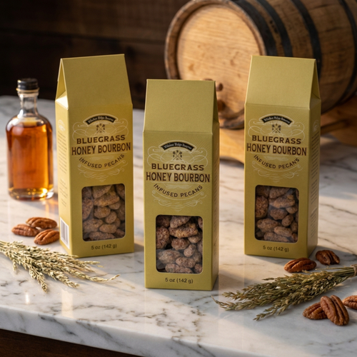 Three Boxes of Candied Nuts Bluegrass Honey Bourbon Pecans