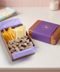 DM Snacks Pecans and Cheese Snack Gift Tin