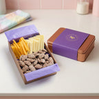DM Snacks Honey Bourbon Pecans and Cheese Snack Gift Tin