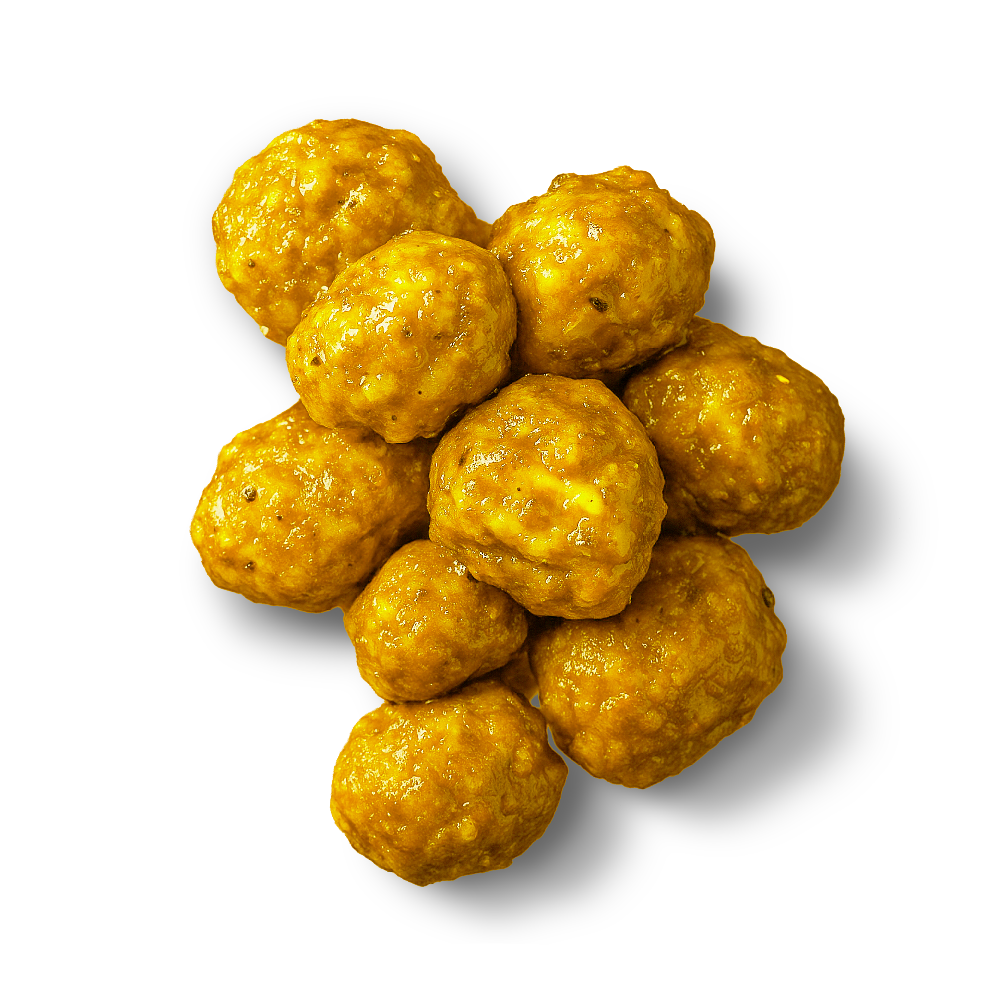 Coconut Curry Peanuts Closeup