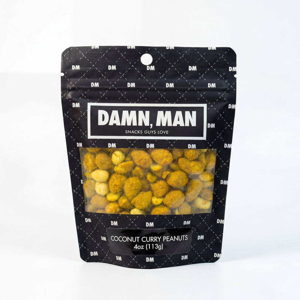 Damn Man Coconut Curry Peanuts 4 Oz