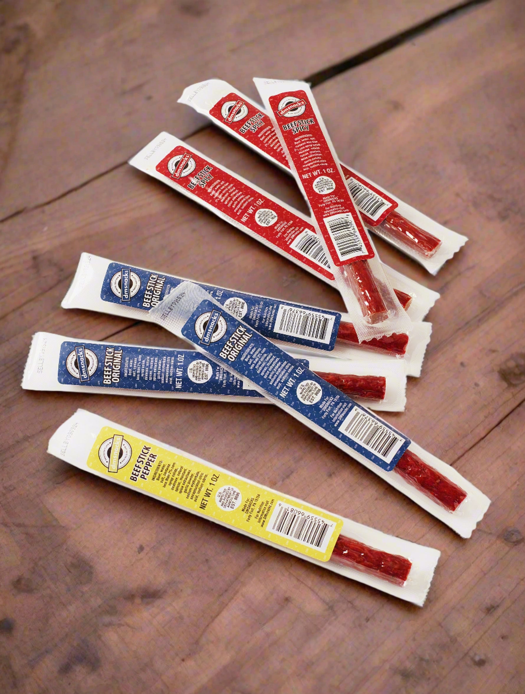 DM Snacks Assorted Beef Sticks Cowboy Box