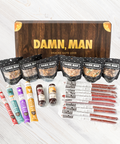 Damn Man Deluxe Beef and Nut Box 21 Snacks