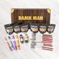 Damn Man Deluxe Beef and Nut Box 21 Snacks