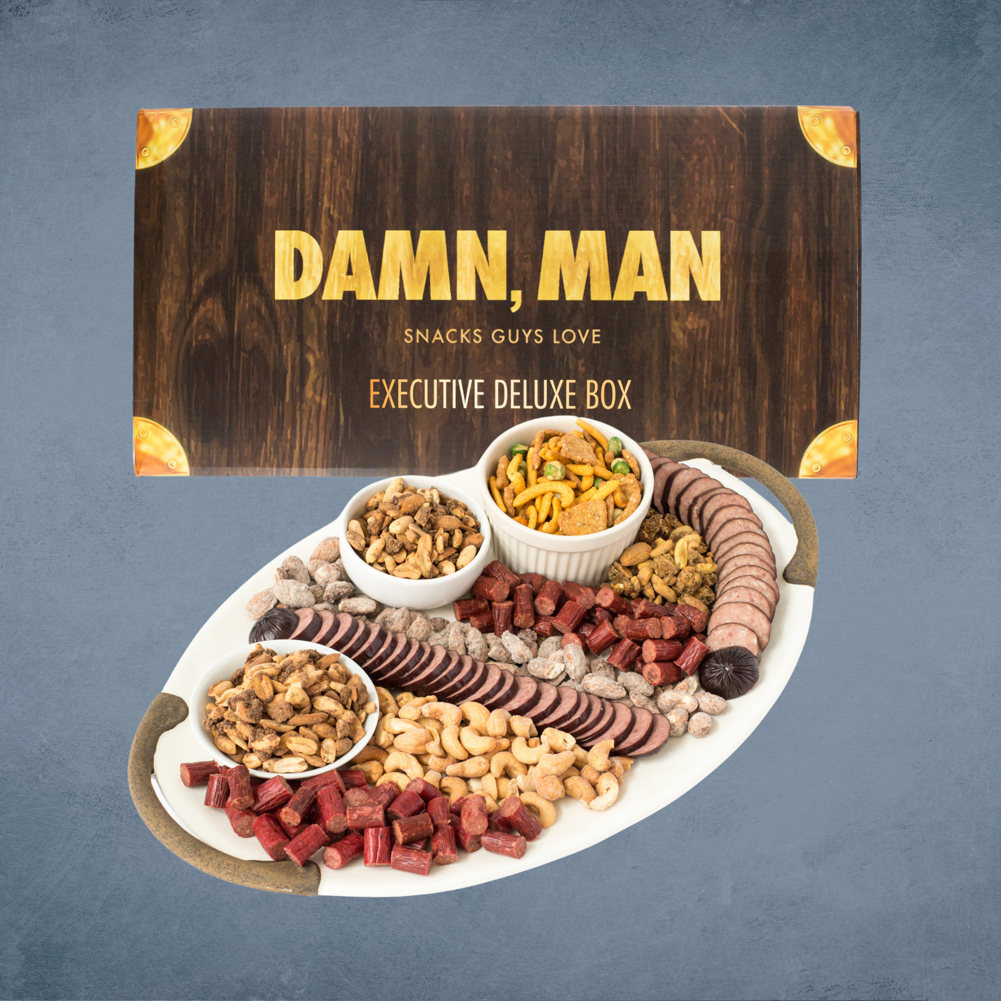 Damn Man Snacks Platter Deluxe Gift Box
