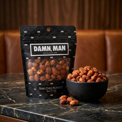 Damn Man Thai Chili Peanuts 4 oz bag