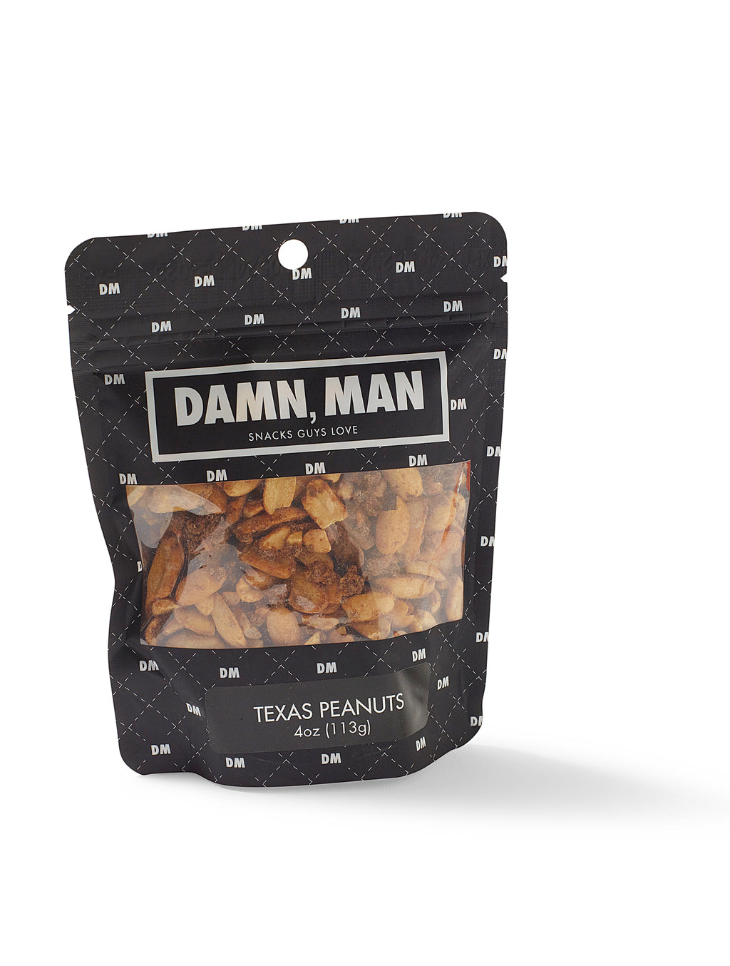 BBQ Nuts and Wild Game Meat Box Bag of Damn Man Texas Peanuts 4oz