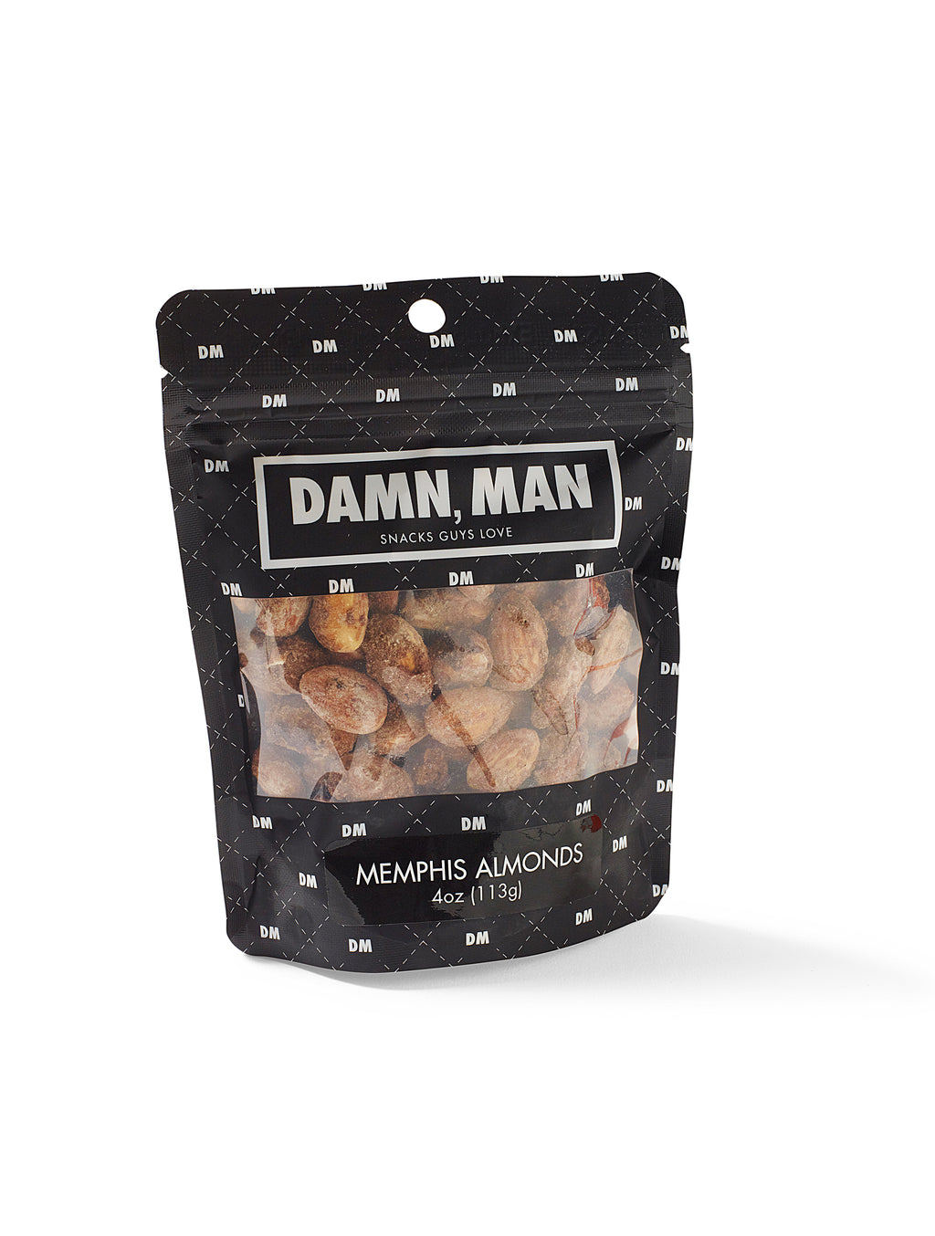 Damn Man Memphis Almonds 4oz BBQ Nuts and Wild Game Meat Box