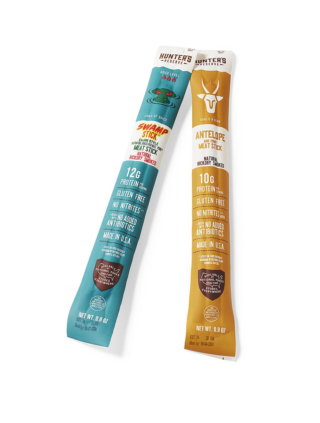 Wild Game Meat Box Swamp Stick Alligator and Antelope Meat Sticks 