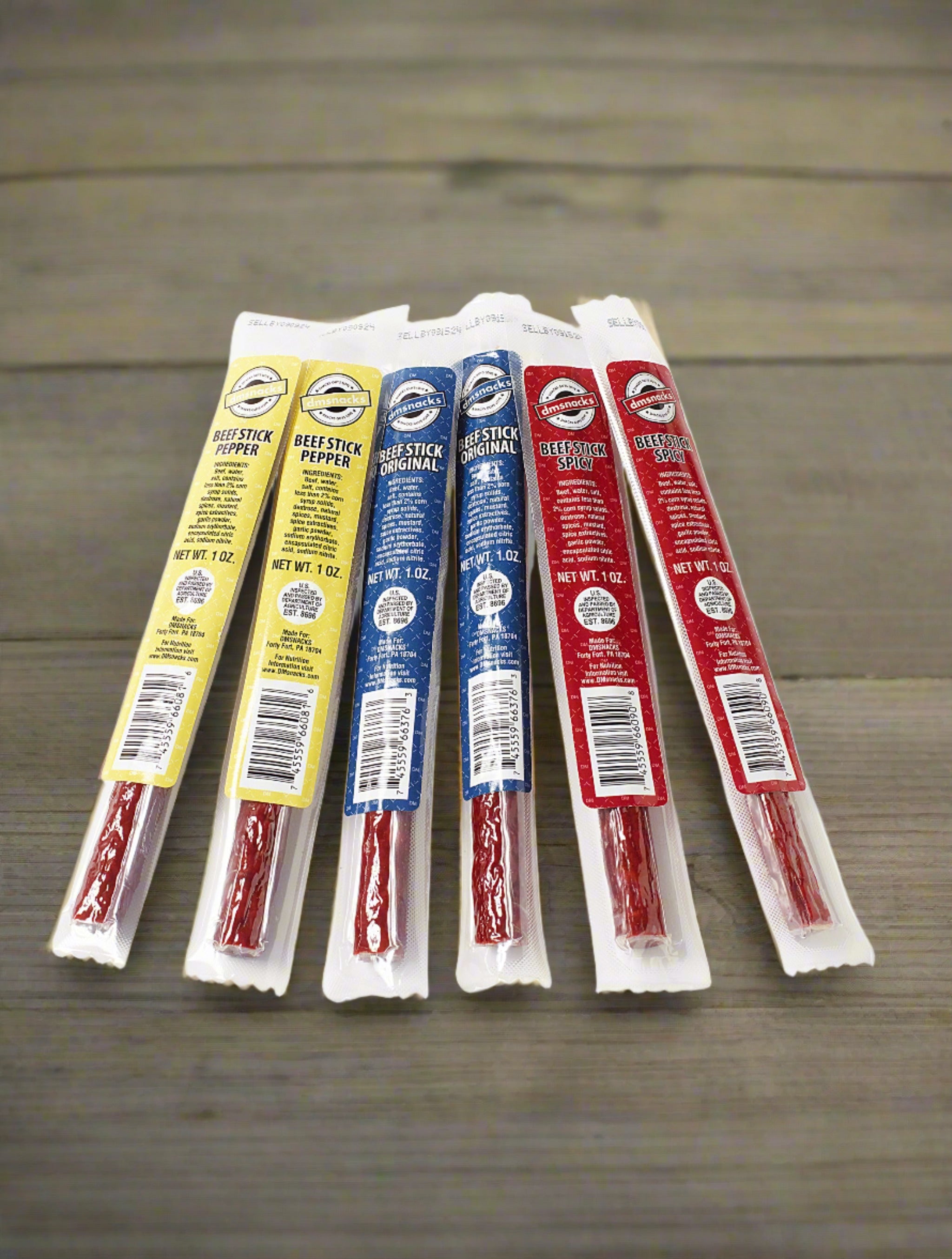 DM Snacks Beef Sticks Wild Game Meat Box