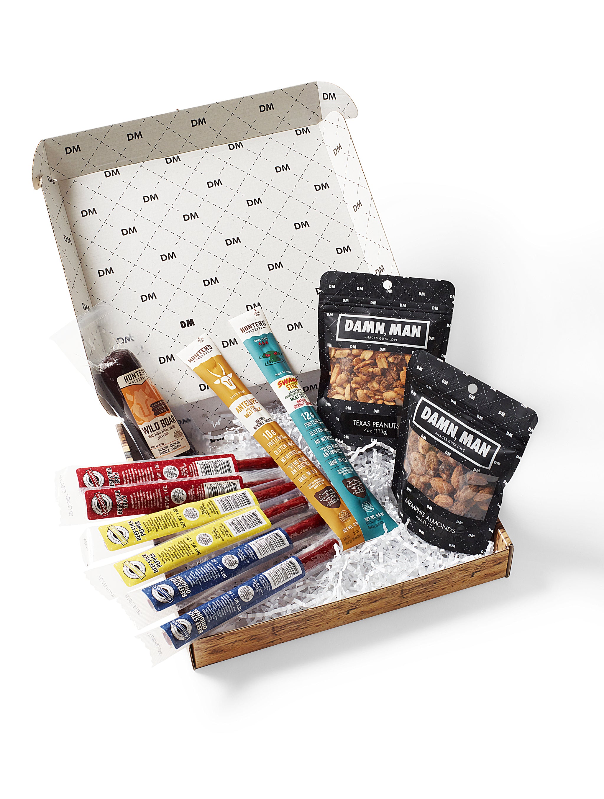 Damn Man BBQ Nuts and Wild Game Meat Box