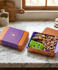 Cinnamon Almond Dried Fruit & Chocolate Dipped Salted Caramel Biscotti Gift Tin