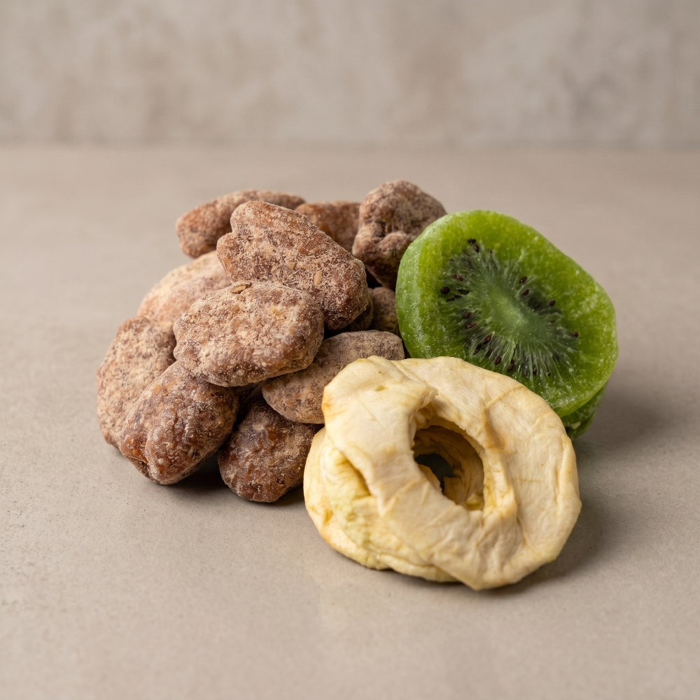 Dried Apple Honey Bourbon Pecans Kiwi Slices