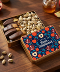 Rosh Hashanah Biscotti and Nut Gift Tin