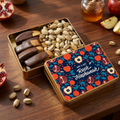 Rosh Hashanah Biscotti and Nut Gift Tin