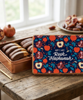 DM Snacks Happy and Sweet Rosh Hashanah Biscotti Gift Tin