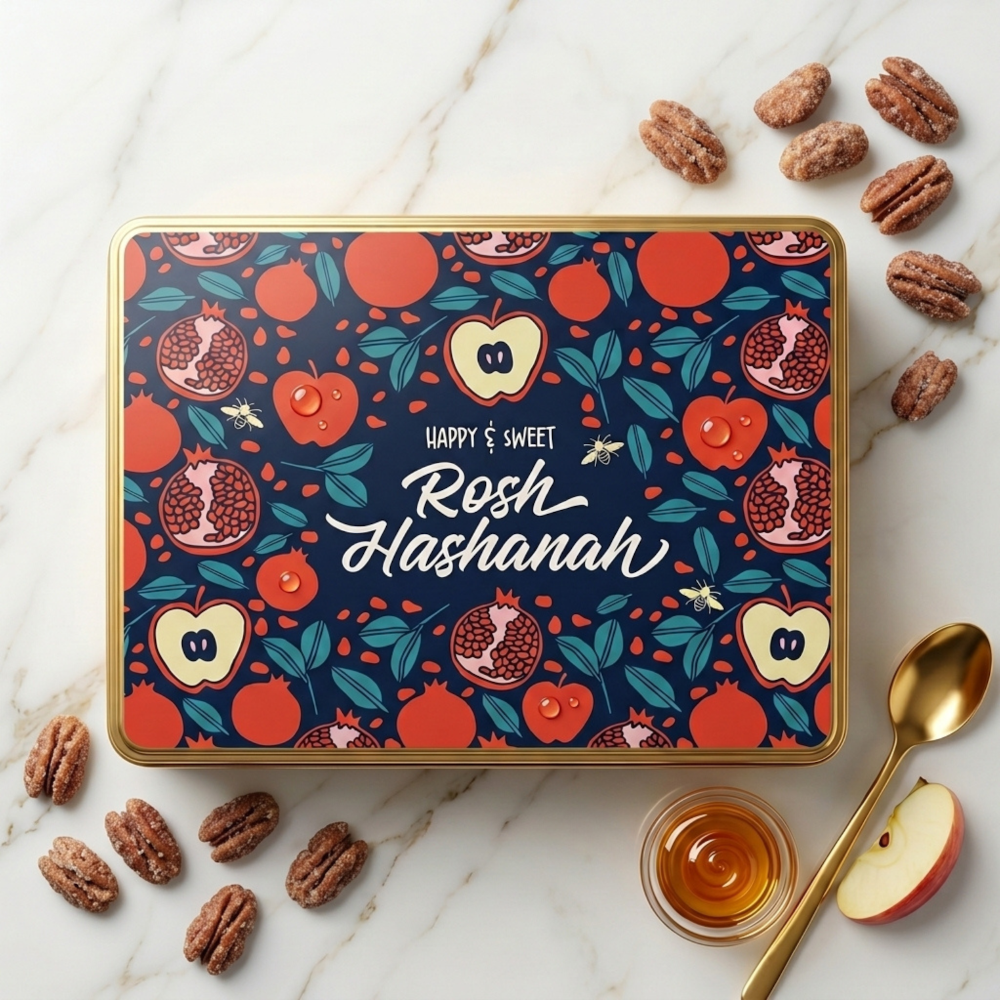 Rosh Hashanah Honey Bourbon Pecans