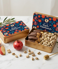 Sugar Plum Kosher Snack Rosh Hashanah Biscotti and Nut Gift Tin