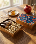 DM Snacks Rosh Hashanah Biscotti and Nut Gift Tin