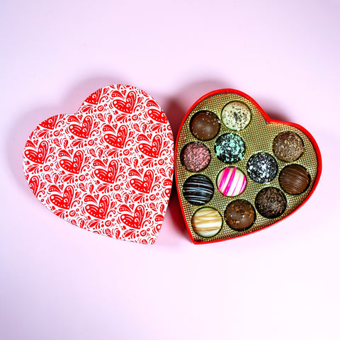Valentine’s Day Love Truffles Gift Box – 2 Pack, 24 Count