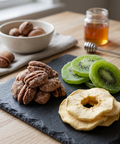 DM Snacks Apples Honey Bourbon Pecans Kiwi Slices