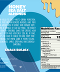 DM Snacks Honey Sea Salt Almonds Nutrition Facts
