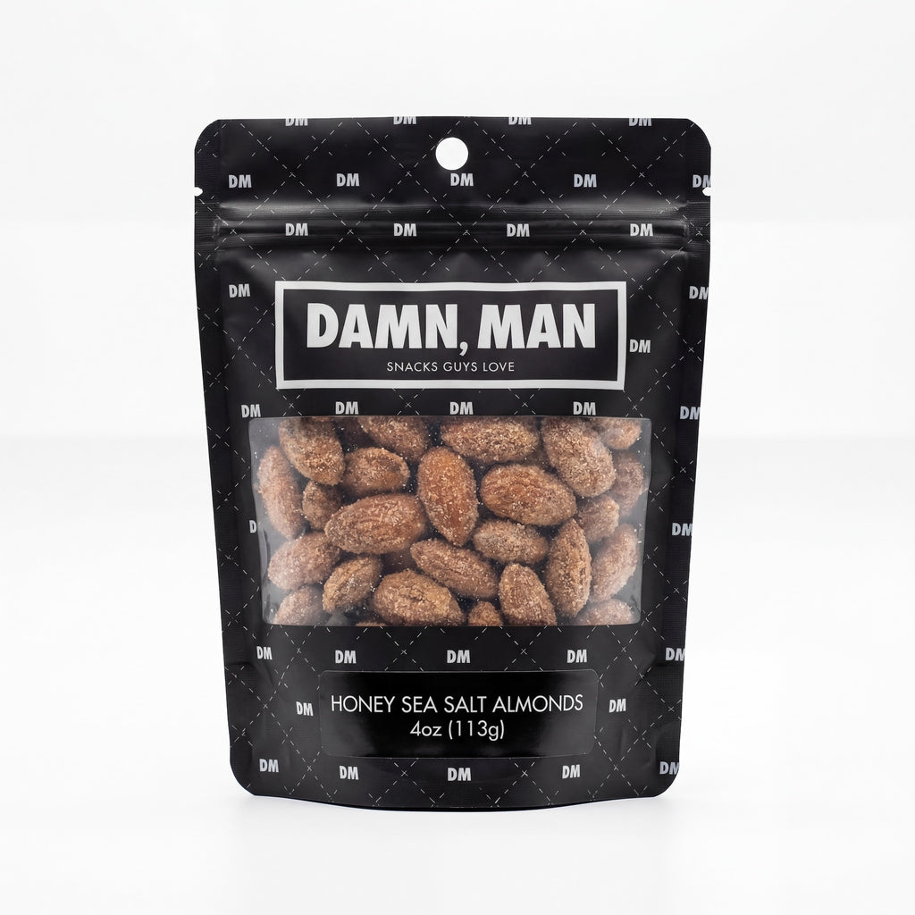 Damn Man Honey Sea Salt Almonds 4 Oz