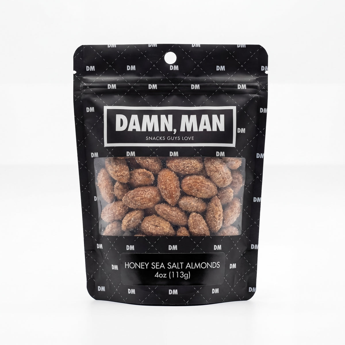 Damn Man Honey Sea Salt Almonds 4 Oz