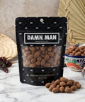 Damn Man Mexican Cocoa Peanuts in a Bowl and Bag
