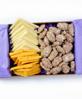 Sugar Plum Chocolates Pecans and Cheese Snack Gift Tin