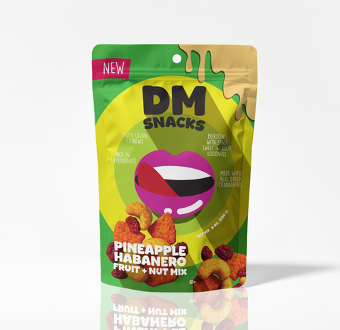 DM Snacks Pineapple Habanero Fruit + Nut Mix, 8 oz.