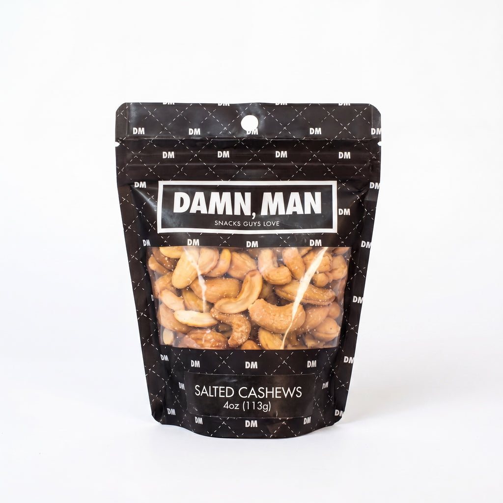 Damn Man Snacks Guys Love Salted Cashews